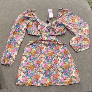 Spring cut out dress